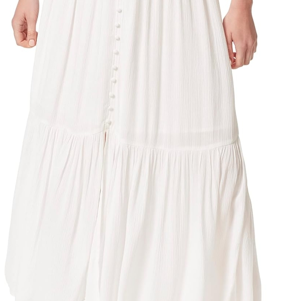 Jessica Simpson Elegant White Maxi Skirt